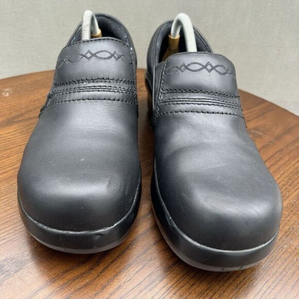 Ariat Clog Shoes Women's 10B Black Leather Expert Safety Composite Toe 10011976 - Picture 3 of 16